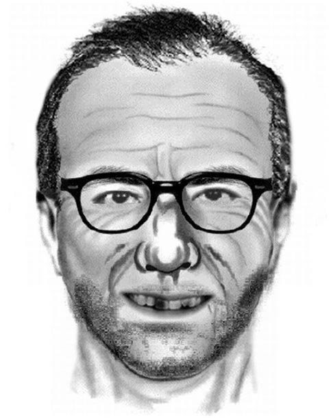 So soll der Täter aussehen. Phantombild: Polizei