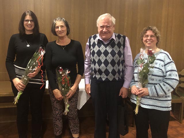 Neumitglieder (von links): Denise Rudolf, Judith Riner, Markus Schmid, Silvia Schmid: Foto: zVg