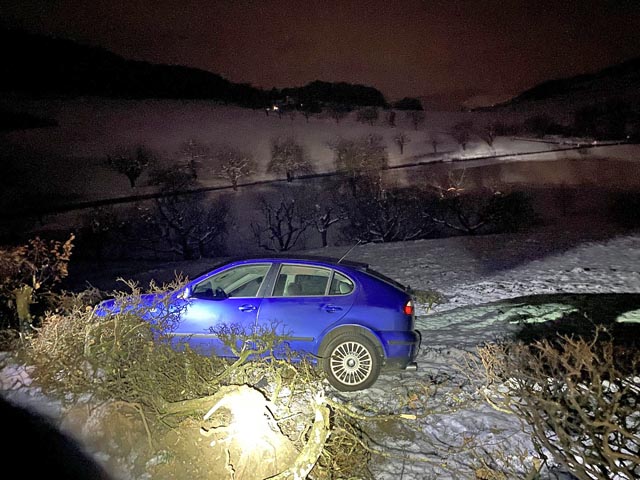Selbstunfall in Hemmiken. Foto: Polizei BL 