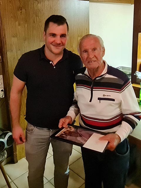 Fridolin Knecht ist seit sagenhaften 70 Jahren im Verein. Foto: zVg