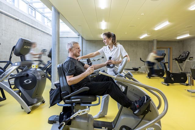Neurorehabilitation in der Reha Rheinfelden. Foto: zVg