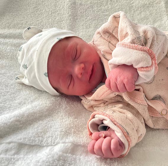 Nuria, das erste Baby des Jahres im KSB. Foto: zVg