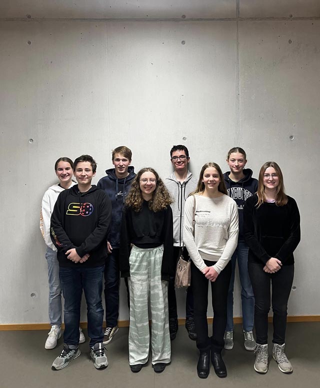 Der Vorstand der Jugendband Wegenstettertal. Foto: zVg