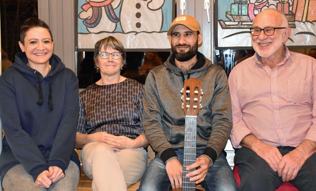 Sorgten für Glücksmomente (von links): Nadine Condor, Barbara Maass, Saiffulah Afzari und Joachim Maass. Foto: zVg