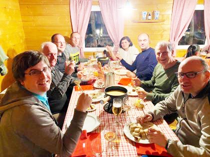 Gesellig ging es zu beim TTC Frick. Foto: zVg