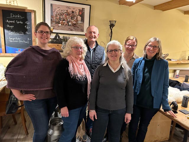 Der neue Vorstands (von links): Miriam Hofer, Bernadette Häusler, Urs Stebler, Monika Green, Anita Zimmermann, Maria Wiederkehr. Foto: zVg