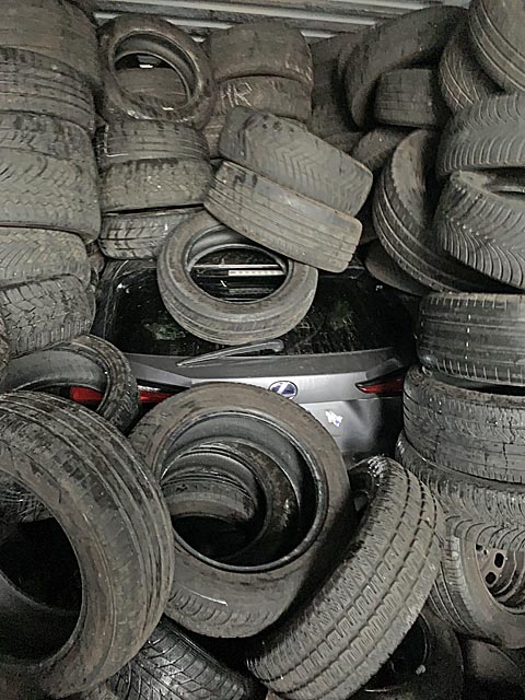 Gestohlenes Auto in Container. Foto: BAZG