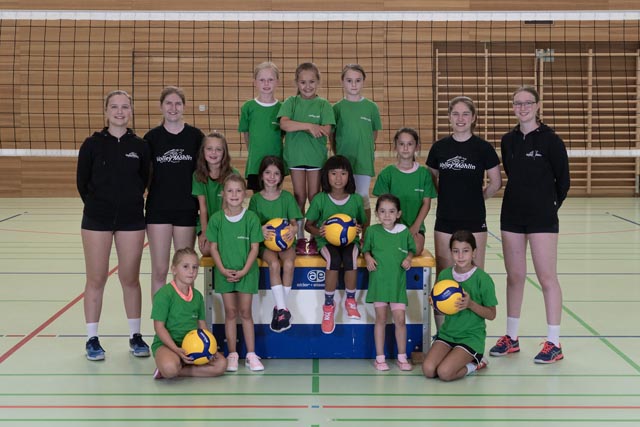 Der Nachwuchs von Volley Möhlin schlägt sich tapfer. Foto: zVg