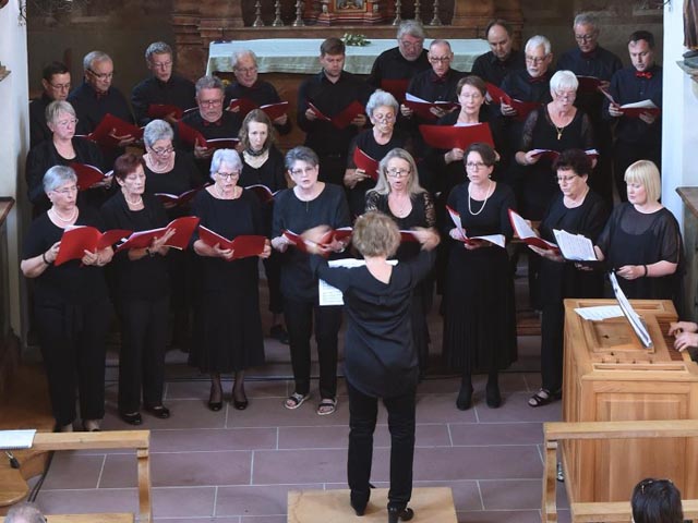 Der Chor «im Chor» der christkatholischen Kirche: «Vox Raurica» an der langen Nacht der Musik 2022. Foto: zVg