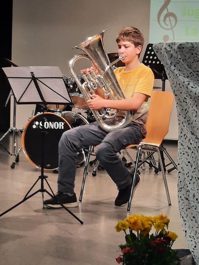 Einige der Schüler durften ihr Können zeigen. Foto: zVg