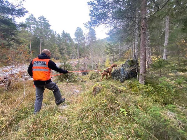 Falu an der Arbeit. Foto: Polizei BL