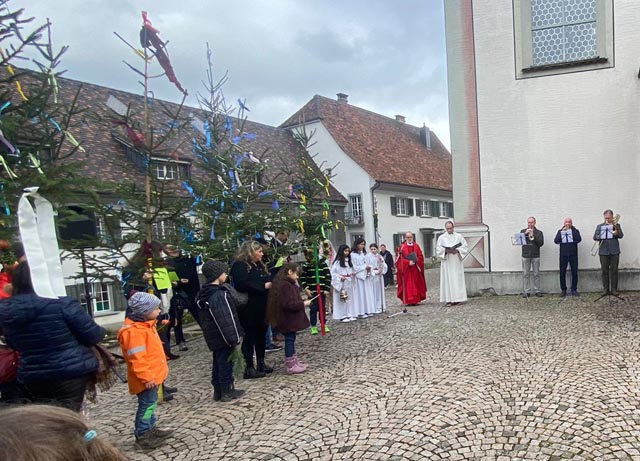 Palmsonntagsgottesdienst in Frick. Foto: zVg