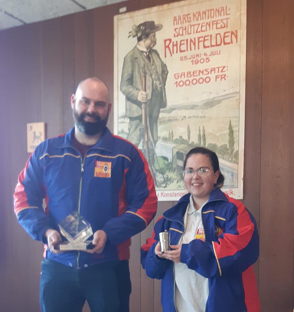 Marco Derrer (links) und Sabrina Dietwyler (rechts). Foto: zVg