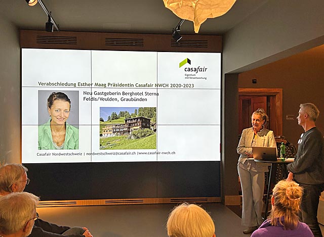 Esther Maag wurde als Präsidentin verabschiedet. Foto: Franziska Laur