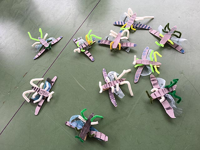 Die fertigen «Ödlandschrecken». Foto: zVg