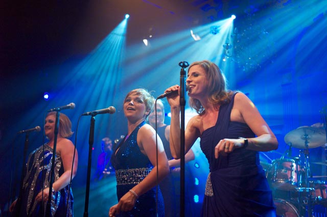 Sommerfest mit «Soul Jam»: Anna Kvist Hasler, Rita Blattmann und Cornelia Bösch. Foto: Michael Schmid