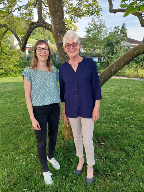 Jacqueline Loretan-Gasser (links) übernimmt die Koordination von Myrta Zimmermann. Foto: zVg