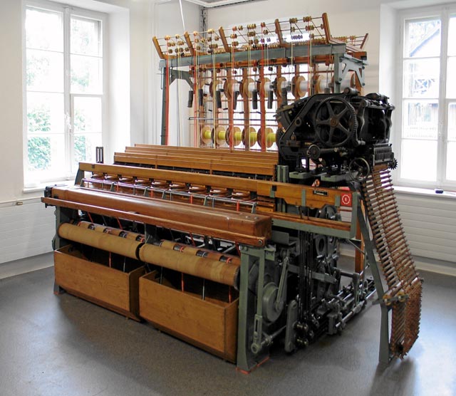 Alte Bandwebmaschine. Foto: zVg 