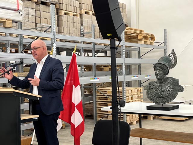 Regierungsrat Isaac Weber bei der Eröffnungsansprache. Foto: zVg