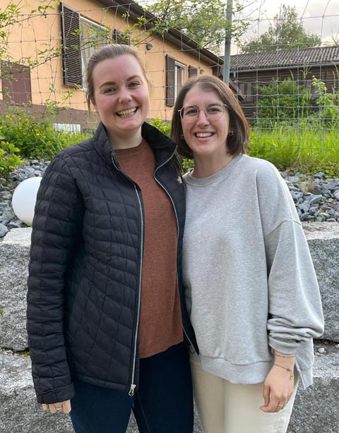 Die abtretenden Vorstandsmitglieder Nadine Säuberli und Danijela Stanic. Foto: zVg