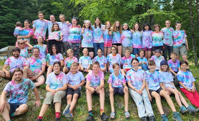 Gruppenfoto Sommerlager (Sola) 2022. Foto: zVg