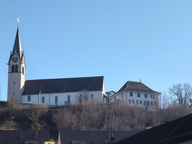 Auf einer Führung ist ein Besuch im Pfarrkeller der Kirche St. Michael mit stuckiertem Gewölbe möglich. Foto: Kanton Aargau, Kantonale Denkmalpflege