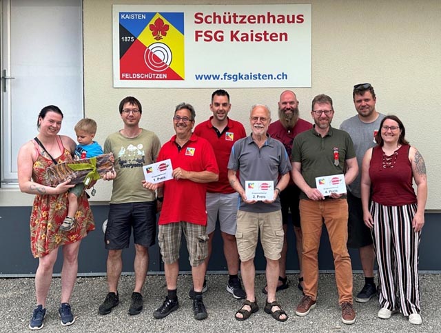 Die Sieger des Gruppenwettkampfs .Foto: zVg