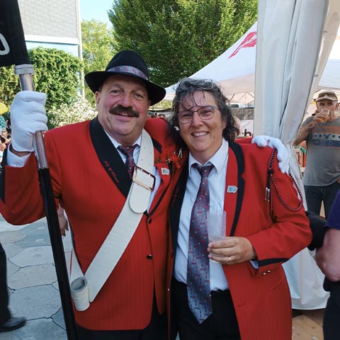 Vereinsmitglied Martina Schmid wurde für 25 Jahre aktives Musizieren zur Kantonalen Veteranin. Foto: zVg 