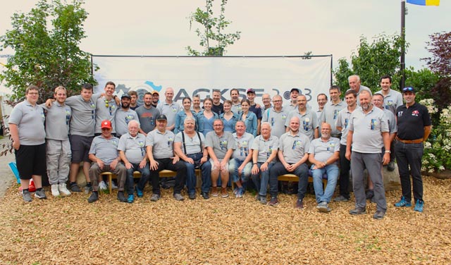 Die Teilnehmenden vom Schiessverein Gansingen zusammen mit den Ehrendamen vom AKSF 2023. Foto: zVg