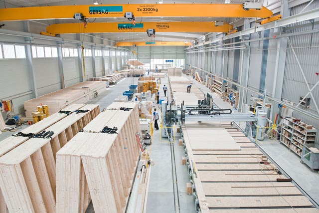 Blick in das Erne-Werk in Stein . Foto: zVg