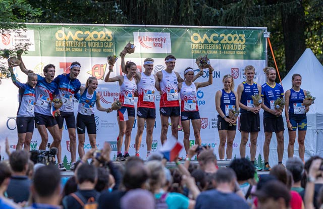 Schweiz 1 zuoberst auf dem Podest. Foto: zVg