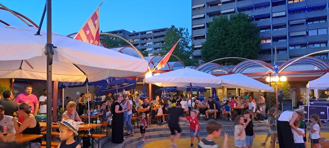 Der Augarten, das besondere «Dorf» in der Stadt Rheinfelden feitere. Foto: zVg