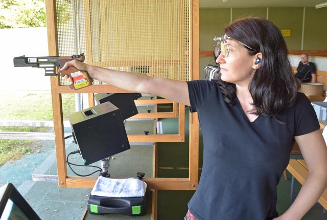 Zweimal gewonnen, aber nur einen Titel erhalten: Tamara Lauber-Vock. Foto: wr