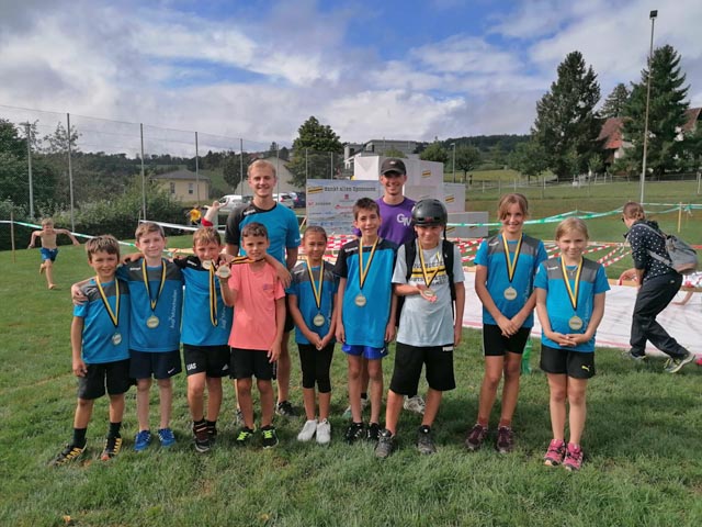 Gruppenfoto der Teilnehmenden der Jugi Münchwilen. Foto: zVg
