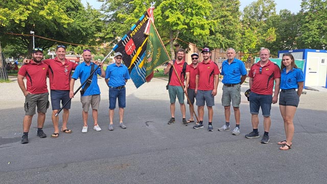 Nicht erfolgreich aber dennoch glücklich: Die Pontoniere aus Wallbach. Foto: zVg