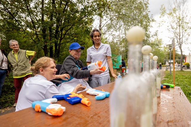 Sport, Spiel und Spass am 20. Patienten-Sport- und Spielfest der Reha Rheinfelden. Foto: zVg