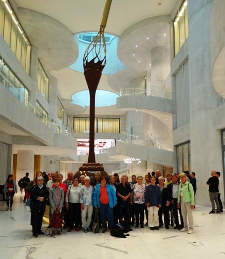 Besuch im grössten Schokoladenmuseum der Schweiz. Foto: zVg