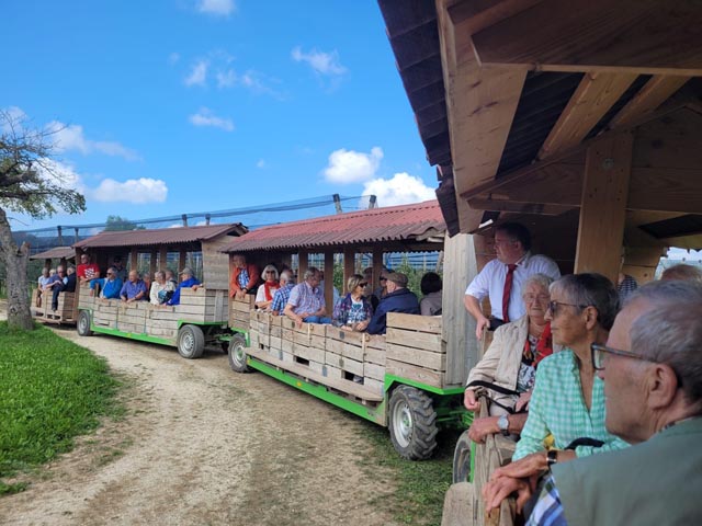 Fahrt mit dem "Apfelzügli". Foto: Andrea Porriciello