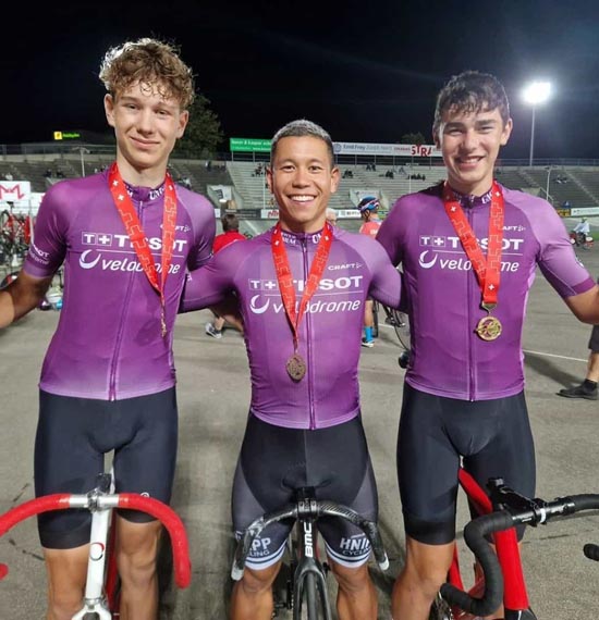 Die Team-Sprint-Schwiezer-Mesiert mit Lars Emmenegger (rechts). Foto: zVg
