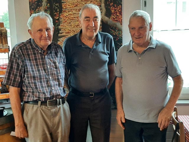 Von links: 2. Rico Käser, 1. Tony Müller, 3. Marcel Erdin. Foto Markus Lüthi