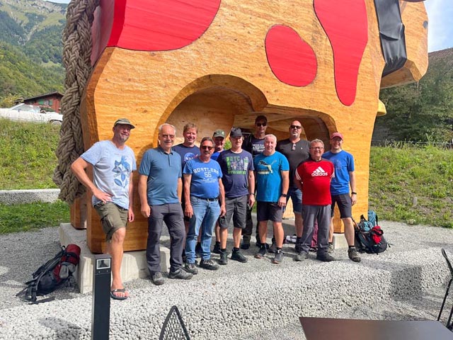 Gemeinschaftsfoto der Reisegruppe des MTV Herznach. Foto: zVg