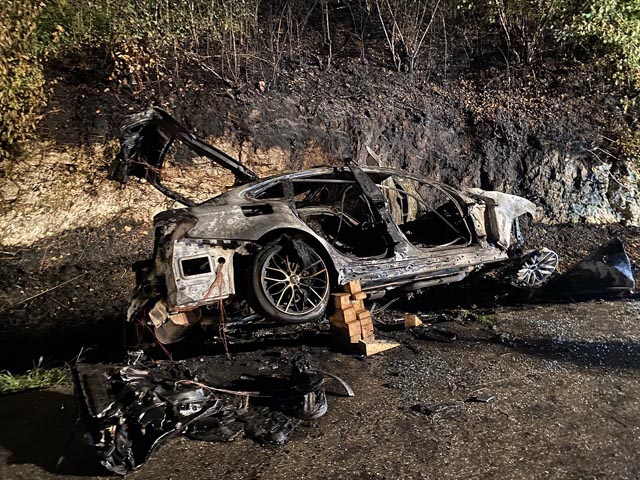 Alkoholisierter Fahrzeuglenker verursacht Selbstunfall. Foto: Polizei BL