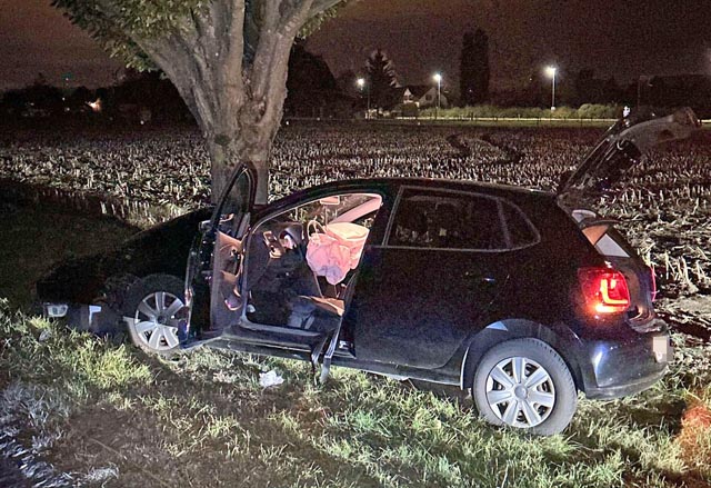 Unfall in Suhr. Foto: Polizei AG