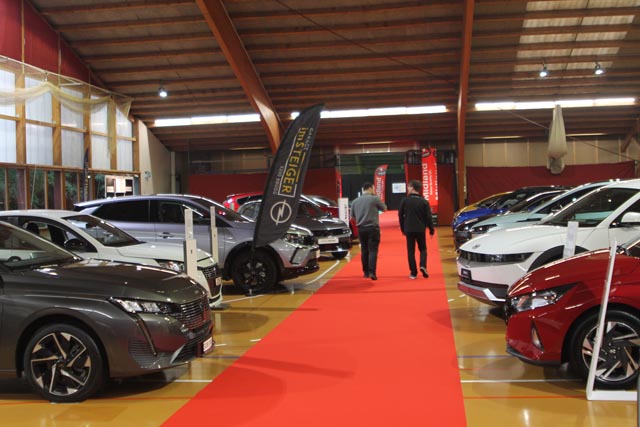 Auf dem roten Teppich flanieren und die neusten Trends auf dem Automarkt bestaunen. Foto: Sonja Fasler