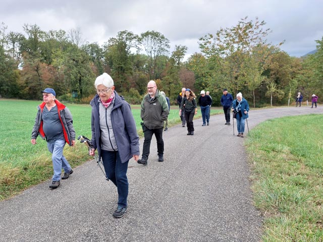 Auf Bannwanderung mit dem Naturschutzverein Frick. Foto: zVg