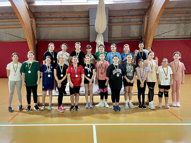 Die Medaillengewinnerinnen bei den Mädchen. Foto: zVg