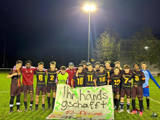 Freude nach dem 6:3-Sieg. Foto: zVg