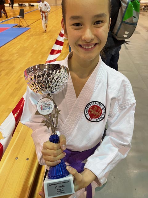 Ob Karate oder Eiskunstlauf, Victoria Philipp ist ganz vorne mit dabei. Foto: zVg