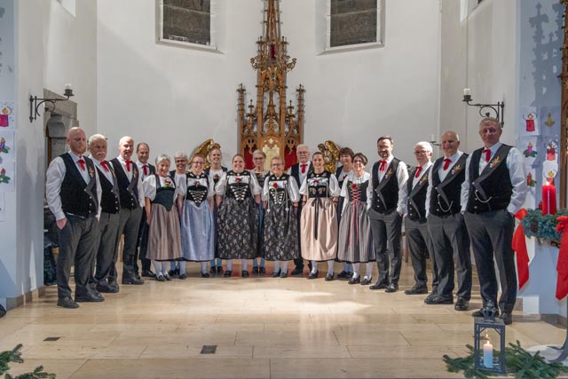 Das Sunnebärgchörli singt zu Weihnachten. Foto: zVg