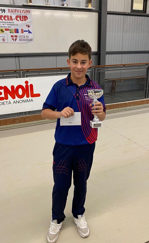 Dritter Platz für Noah Hasler. Foto: Peter Gammenthaler